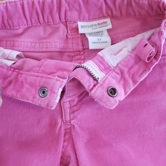 Toddler girl 3T pink corduroy pants - Picture 3 of 4